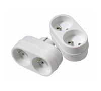 PROFILE MULTIPRISE 2X16A BLANC LOTX2 marque