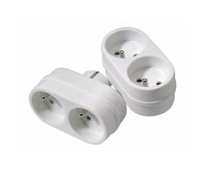 PROFILE MULTIPRISE 2X16A BLANC LOTX2 marque