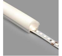 Profilé Néon SFLEX 24x18 Semi-Circulaire Courbe Verticale pour Rubans LED IP20 jusqu'à 15 mm 2 m