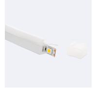 Profilé Néon SFLEX 8x17 Courbe Latérale pour Rubans LED IP20 jusqu'à 8 mm 2 m