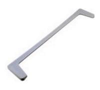 Indesit Profil Polar‑W antérieur verre L.505 Réf C00114611