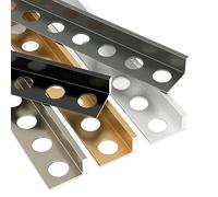 Profilé Pour Carrelage Aluminium, Profilé De Finition Pour Bordures De Sol Et Mur Joint De Carrelage De Qualité Supérieure Long 90 Cm 3 Pièces(Silver,8mm/0.31in(3pcs))
