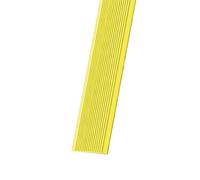 Profilé pour Nez de Marche Adhésif Haute Adhérence Antidérapant Dentelé Staircase Protector Strip, Convient Aux Marches et Aux Pentes(Yellow,10cm)