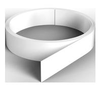 Profilé PVC adhésif champlat - NORDLINGER PRO - 2,60m - Blanc - 20mm - Bâtiment