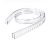 Profilé PVC Transparent En U,Bande D'éTanchéIté Pour Bord De Verre | Flexible,DéCoupable,ImperméAble,Absorbe Les Chocs,Pour Les Bords De Tiroirs, Dessus De Table