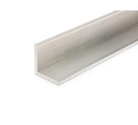 Profilés d'angle isocèle 40 x 40 x 2 mm en aluminium EN AW-6060 T66 (AlMgSi0,5) 0,433 kg/m. Découpe : 1940 mm