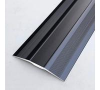 Profilés De Séparation Plats En Métal, Bandes Transition De Sol, Pour Moquette, Parquet Stratifié, Antidérapants Mastic De Seuil, Profil Jonction(Dark gray)
