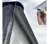 Profilés extérieurs en Aluminium pour gouttière, Dispositif de Protection des Murs en Forme de Bec d'aigle, Bande de Garniture de Toit/Avant-Toit/Bord Mural, Facile à Utiliser (1,7 m/5,6 Pieds)
