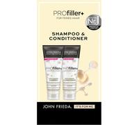 Profiller+ Kit - Shampoing, 250 Ml & Après-Shampoing, 250 Ml - Type De Cheveux : Fin - Densifie Et Nourrit Les Cheveux - Avec Biotine Et Acide Hyaluronique