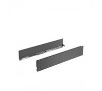 Profils de côté pour tiroir simple AvanTech YOU en acier - 20 paires - H139mm L350mm anthracite HETTICH