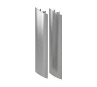 Profils de masquage - aluminium brut - par 2 - 2 m - gond Platimium TIRARD