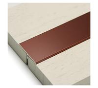 Profils de seuil de porte en métal - Profil en T de 3,3 cm de large - Profil de transition pour sols - Longueurs : 35/39,4/43,3/47,2/51,2/55,1/150,1 cm - Installation facile et surface durable
