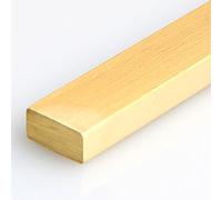 Profils de transition - Plinthe en laiton stratifié pour sols en vinyle / carrelage / mur - Bande de finition imperméable et durable (l x H : 8 x 5 mm)