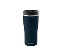 PROFINO Barista - Gobelet isotherme à emporter - 0,35 l - Bleu - Anti-fuite grâce au système à double verrouillage - Sans BPA - Passe au lave-vaisselle - Gobelet isotherme en acier inoxydable pour