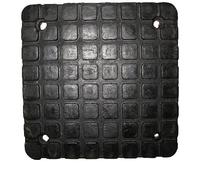 ProfiPaul Plateau en caoutchouc carré 120 mm