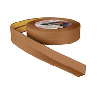 ProfiPVC Plinthe Souple 5m 30x30mm - Baguette adhésive de finition pour la cuisine et la salle de bain, ruban autocollante d'étanchéité en PVC, flexible, Joint douce, Montage facile, amber