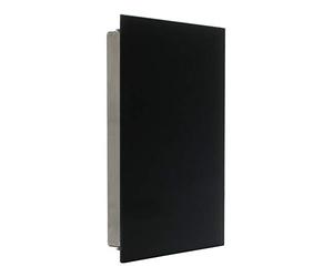 Profirst Armoire à clés Glarus Black Fermeture magnétique pour 8 clés Porte en Verre Corps en Acier Inoxydable, matériel de Fixation Inclus