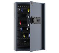 Profirst armoire à clés LockGuard 104 serrure à empreinte digitale anthracite