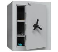 Profirst Coffre-fort de sécurité EN1 Fortress 50 Serrure à double panneton gris clair