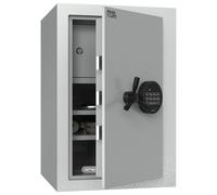 Profirst Coffre-fort de Sécurité EN1 Fortress 60 Serrure Électronique Gris Clair