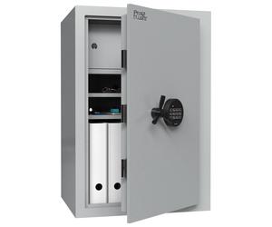 Profirst Coffre-fort de Sécurité EN1 Fortress 80 Serrure Électronique Gris Clair