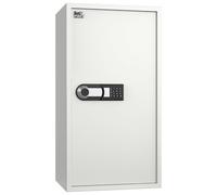 Profirst Coffre-fort Guardian 6 - Serrure électronique - Ouverture d'urgence en acier - 2 étagères réglables - Support en feutre - Matériel de fixation inclus