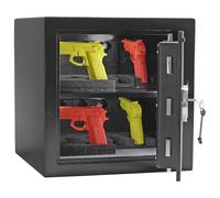 Profirst Mount 10 Coffre-fort pour armes courtes EN1 Serrure à double panneton noire