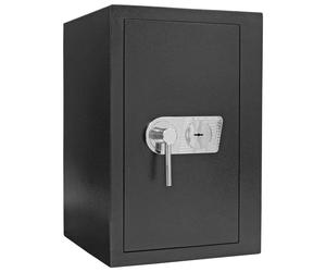 Profirst Sigma 65 DB Coffre-for Noir Certifié Anti-effraction avec Serrure à Clé