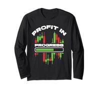 Profit in Progress Crypto-Monnaie Trader Crypto Trading Geek Manche Longue