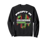 Profit in Progress Crypto-Monnaie Trader Crypto Trading Geek Sweatshirt