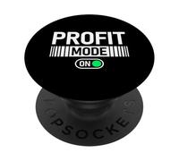Profit Mode on Trader Stocks Marché boursier PopSockets PopGrip Adhésif