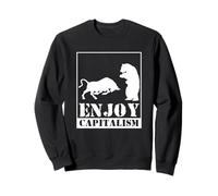 Profitez de Capitalism Bulls and Bears Sweatshirt