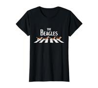 Profitez de la Collection Beagles Squad Cool Funny Dogs Graphic Cool Designs T-Shirt Graphique avec Valeur, Femme, Noir, S