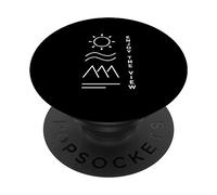Profitez de la Vue | Nature Soleil Montagnes Océan | Vacances PopSockets PopGrip Adhésif