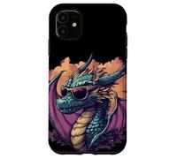 Profitez de l'ambiance avec cette tenue de dragon aux lunettes de soleil Coque pour iPhone 11