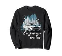 Profitez de Votre Balade en Ville pour Les Amateurs de Voitures Classiques Sweatshirt