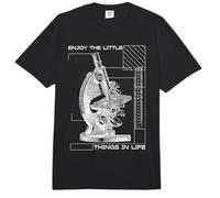 Profitez des Petites Choses de la Vie Microscope Microbiologie Comfort Colors Adult Heavyweight T-Shirt
