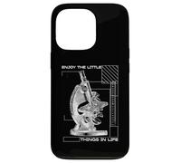 Profitez des Petites Choses de la Vie Microscope Microbiologie Coque pour iPhone 13 Pro