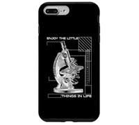 Profitez des Petites Choses de la Vie Microscope Microbiologie Coque pour iPhone 7 Plus/8 Plus