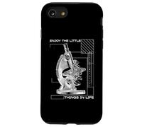 Profitez des Petites Choses de la Vie Microscope Microbiologie Coque pour iPhone SE (2020) / 7/8