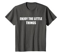 Profitez des Petites Choses T-Shirt, Enfant, Asphalte, 10 Ans
