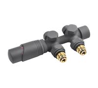 Profitez du confort avec les vannes thermostatiques de radiateur pour votre salle de bain (anthracite)