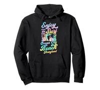 Profitez du Surf Ocean City Beach Maryland Style rétro Surf Sweat à Capuche