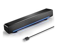Profitez d'un son fluide avec notre barre de son Bluetooth pour écran d'ordinateur, conçue pour un son stéréo clair et une installation facile.