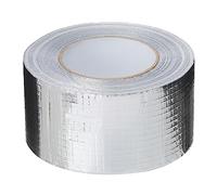 PROFIVENT.DE Bande en Aluminium Renforcée, Résistante à la Chaleur, Imperméable, Collante, Étanchéité, pour Réparer des Surfaces Métalliques, Pare-Vapeur, Ventilation, Isolation (96 mm/45 m)