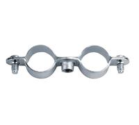 PROFIX Collier Double acier zingué - Pas 7x150 Ø18 - Boite de 50 - Collier de serrage