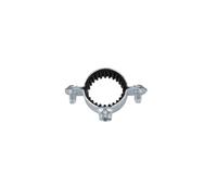 PROFIX Collier simple Isophonique acier zingué - Pas 7x150 Ø20 - Boite de 100 - Collier de serrage
