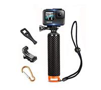 Profloat étanche flottant Hand grip Compatible avec les caméras GoPro Hero 5 Session Noir Argent Hero 2 3 3 + 4. Gestionnaire et poignée Mont kit d'accessoires et à l'eau Floaty pour caméra d'action