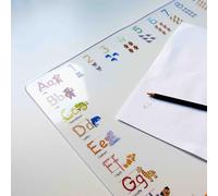 PROFOLIO Sous-main pour enfant - Antidérapant et lavable - Avec motif ABC - Pour jouer et peindre - Convient comme support de bricolage et protection de table - Dimensions : 70 x 45 cm