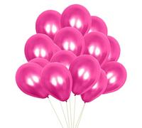 Profond Rose Ballons 10 Inch Latex Ballons Uni Ballon Hélium pour Joyeux Anniversaire Mariage Bébé Douche Noël Fête Festival Décoration, Romantique Saint Valentin Fête Fournitures, Paquet De 100